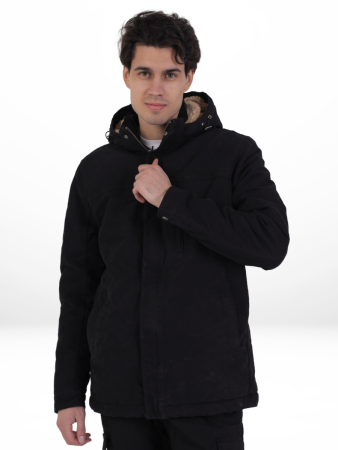 Куртка утепленная артикул 9360 Турция, INTO черный - интернет магазин Полигон