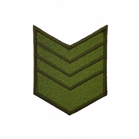 Выслуга вышитая 8 лет на липучке, зеленый - интернет магазин Полигон