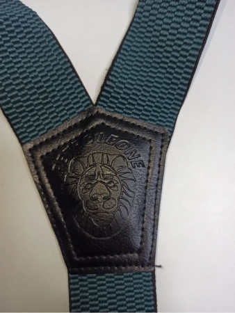 Подтяжки офисные, бирюзовый 40 мм - интернет магазин Полигон