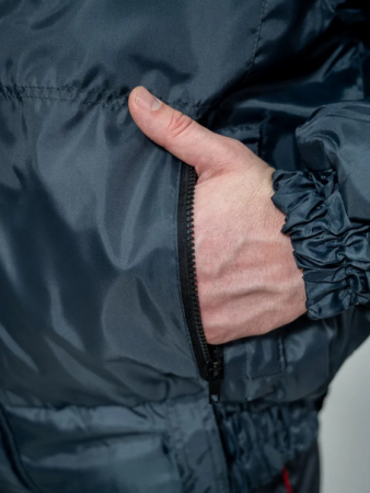 Куртка зимняя Оперативка (мод. N) однотонная серая, тк. оксфорд - интернет магазин Полигон