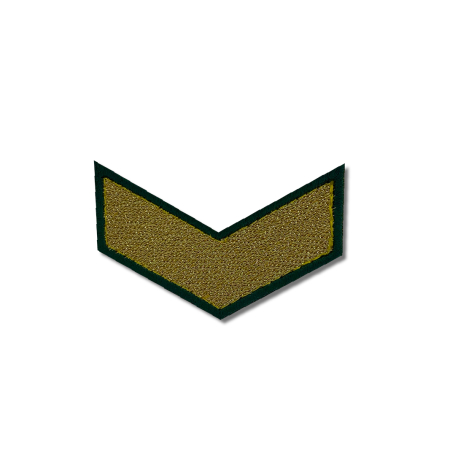 Выслуга вышитая 5 лет на липучке, золотой - интернет магазин Полигон