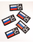 Шеврон вышитый Регион 54, фон черный, на липучке - интернет магазин Полигон