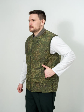 Жилет утепленный (7 уровень) ВКБО, зеленый - интернет магазин Полигон