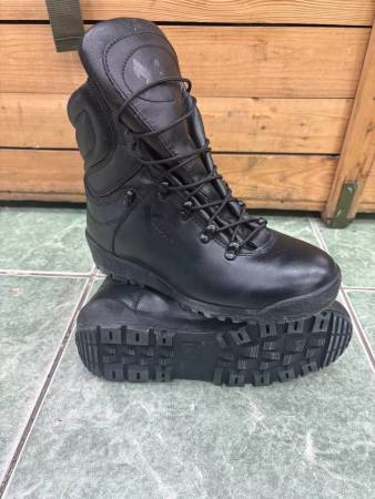 Берцы МАНГУСТ штурмовые городского типа, Бутекс черный, кожа - интернет магазин Полигон