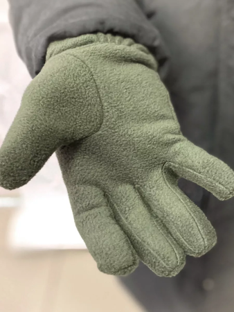 Перчатки флисовые Олива - интернет магазин Полигон
