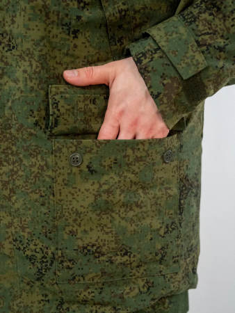 Костюм зимний ПОЛЕВОЙ (Юдашкин), ткань рип-стоп, цвет Зеленая цифра - интернет магазин Полигон