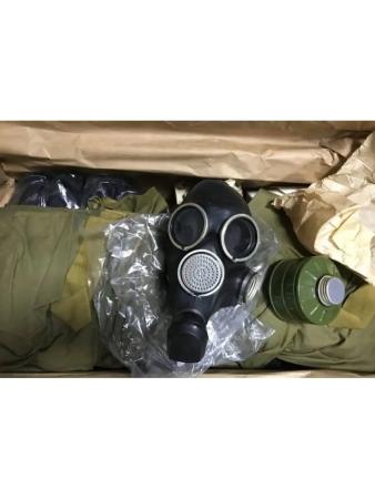 Противогаз в сумке, ГП-7, зеленый, черный - интернет магазин Полигон