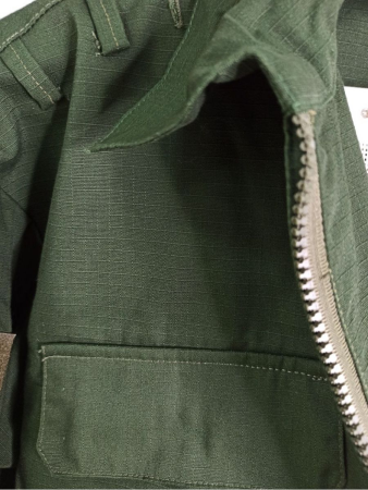 Китель Офисный зеленый, ткань рип-стоп, длинный рукав - интернет магазин Полигон