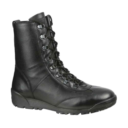 Берцы Кобра ZIP на молнии, Бутекс черный, кожа с шерстью мериноса зима - интернет магазин Полигон