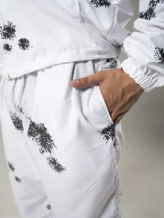 Маскхалат, цвет Белая клякса, ткань ти-си - интернет магазин Полигон