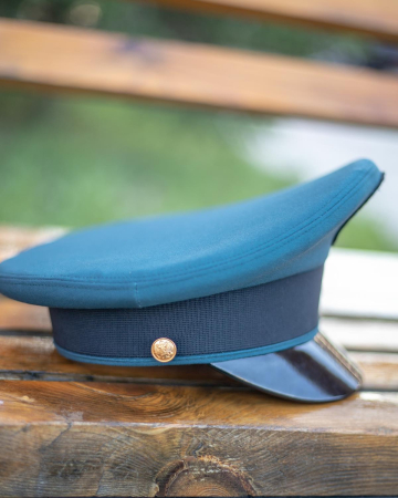 Фуражка офисная МЧС, цвет морской волны, хлопкополиэфир - интернет магазин Полигон