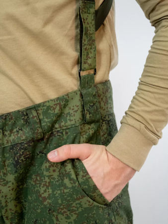 Костюм зимний ПОЛЕВОЙ (Юдашкин), ткань рип-стоп, цвет Зеленая цифра - интернет магазин Полигон