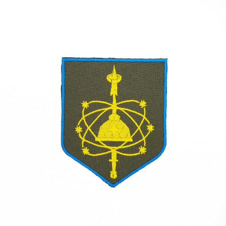 Шеврон вышитый ПОЛЮС парадный, оливковый, желтый - интернет магазин Полигон