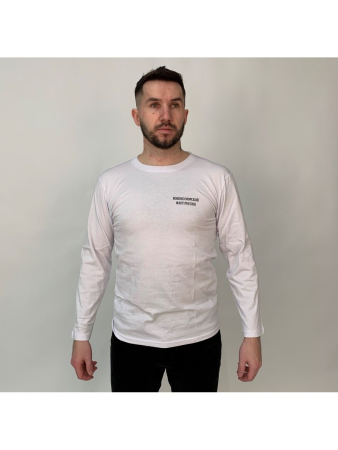 Футболка с длинным рукавом №504 ВМФ России, белый - интернет магазин Полигон