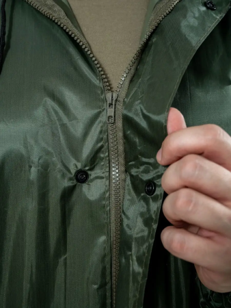 Куртка-Дождевик в чехле, зеленый, нейлон - интернет магазин Полигон